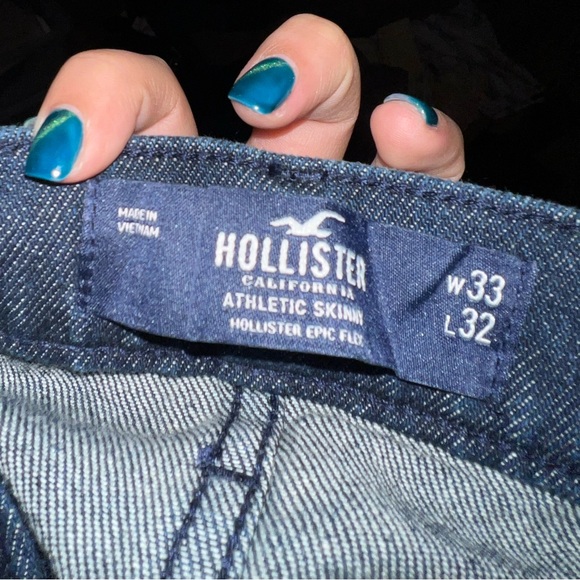 Hollister men’s athletic skinny epic flex jeans 33x32 - Picture 4 of 4